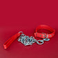 Chain Leash with Collar | Red