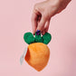 Plush Carrot Dog Toy | Orange