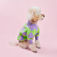 Warm Dog Sweater | Purple & Green