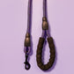 Reflective Nylon Dog Leash | Purple