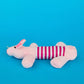 Squeaky Pig Dog Toy | Pink