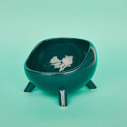 Bubble Ceramic Bowl | Deep Green