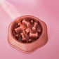Eat-Slow Dog Bowl | Pink