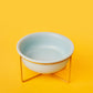 Ceramic Dog Bowls | Blue & Gold