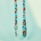 Patterned Dog Leash and Collar Set | Light Green
