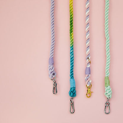 Twisted Rope Dog Leash | Rainbow
