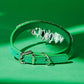 Luxurious Leather Dog Collar | Green