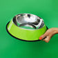 Painted Non-Slippery Bowl | Green