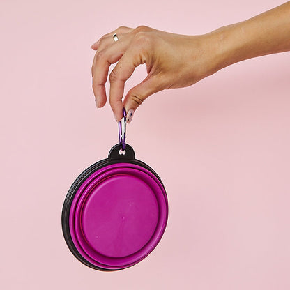 Pop-Out Hondenvoerbak | Roze