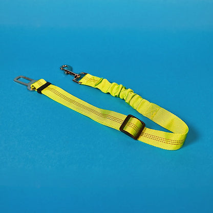 Dog Seat Belt Leash | Green