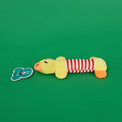 Squeaky Duck Dog Toy | Yellow