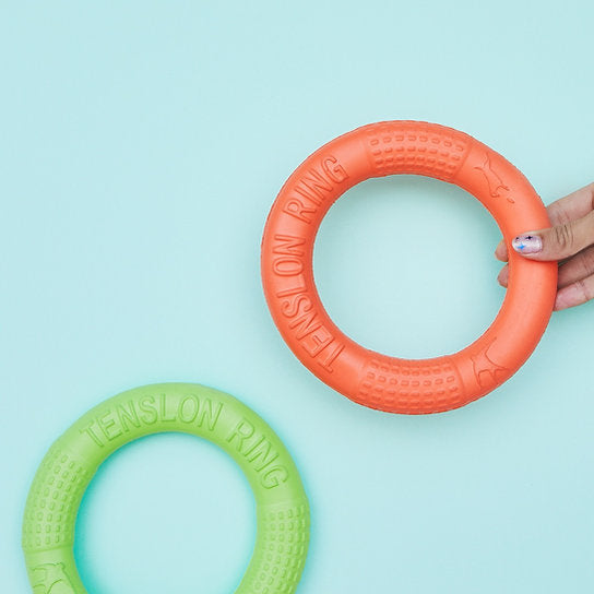 Chewable Floating Dog Toy | Orange