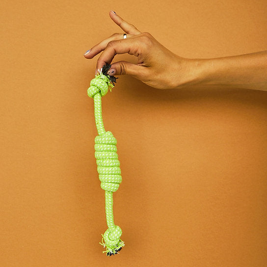 Kramtomas susuktas žaislas | Žalias