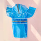 Clear Big Dog Raincoat | Blue