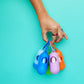 Pill-Shaped Dog Poop Bag Holder | Blue