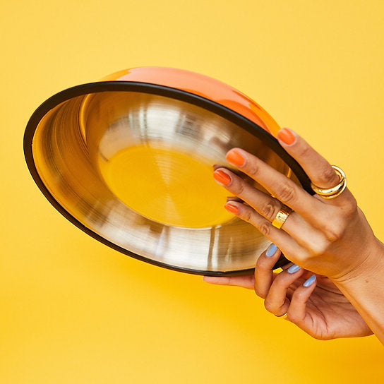 Painted Non-Slippery Bowl | Mandarin